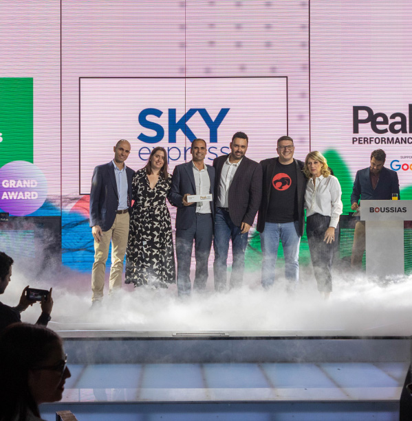 SKY express was declared “BRAND OF THE YEAR”  at the PEAK Performance Marketing Awards,  winning total of 10 awards