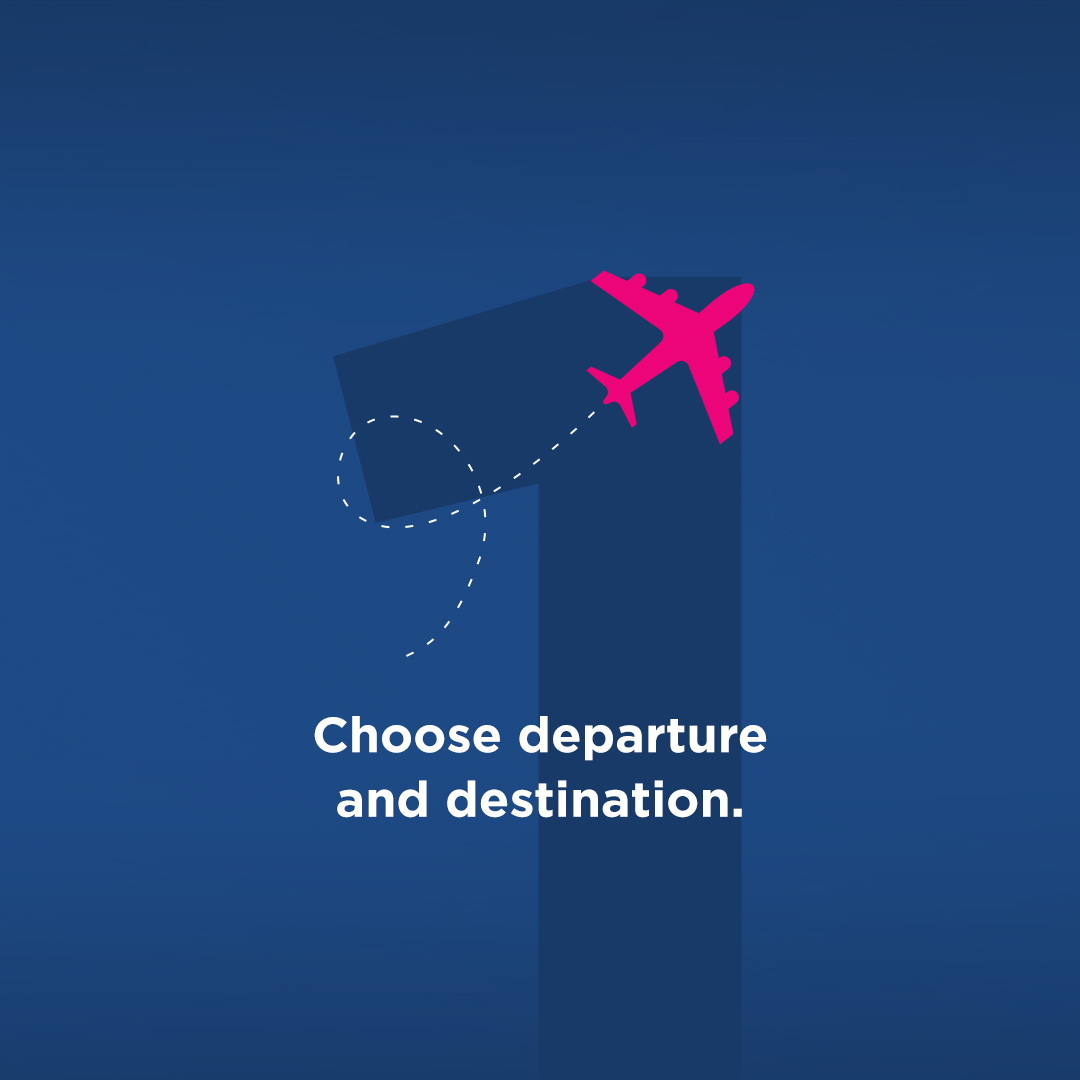 SKY Fare Finder step one